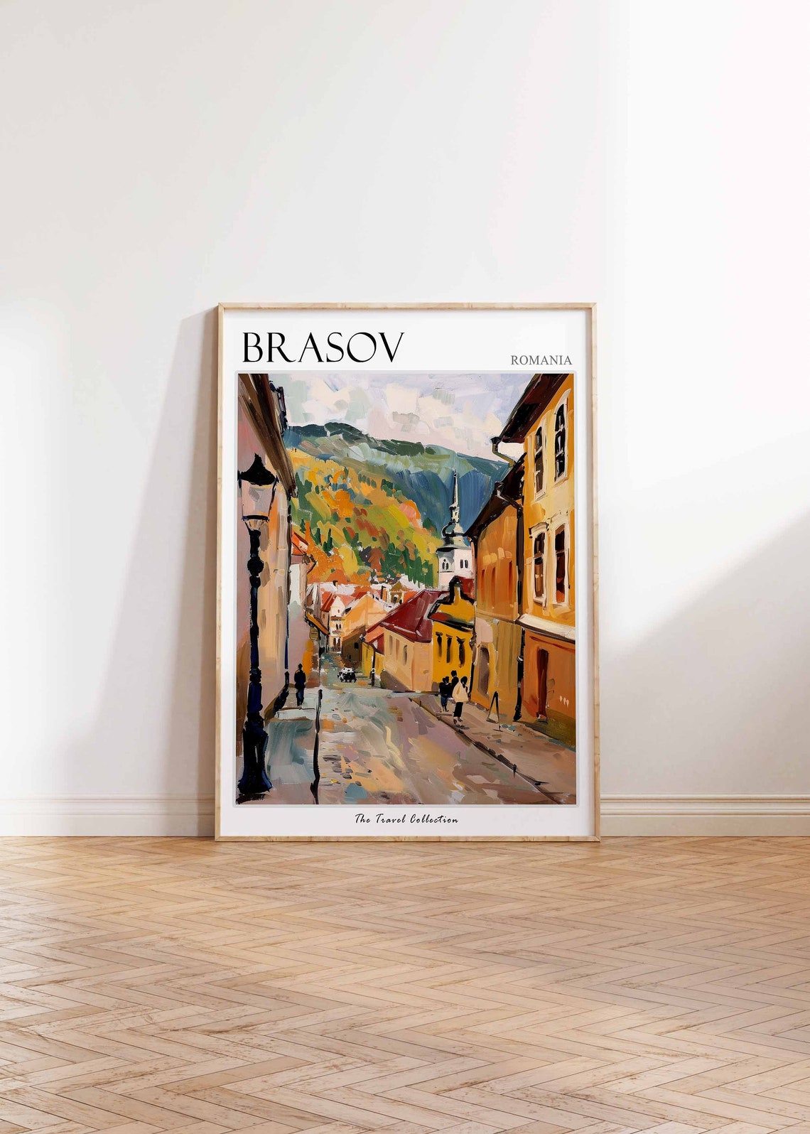 Braov Poster Romania Travel Print Romanian Decor Europe Travel Poster Braov Wall Art City Print European Decor Braov Travel Poster - Image 2