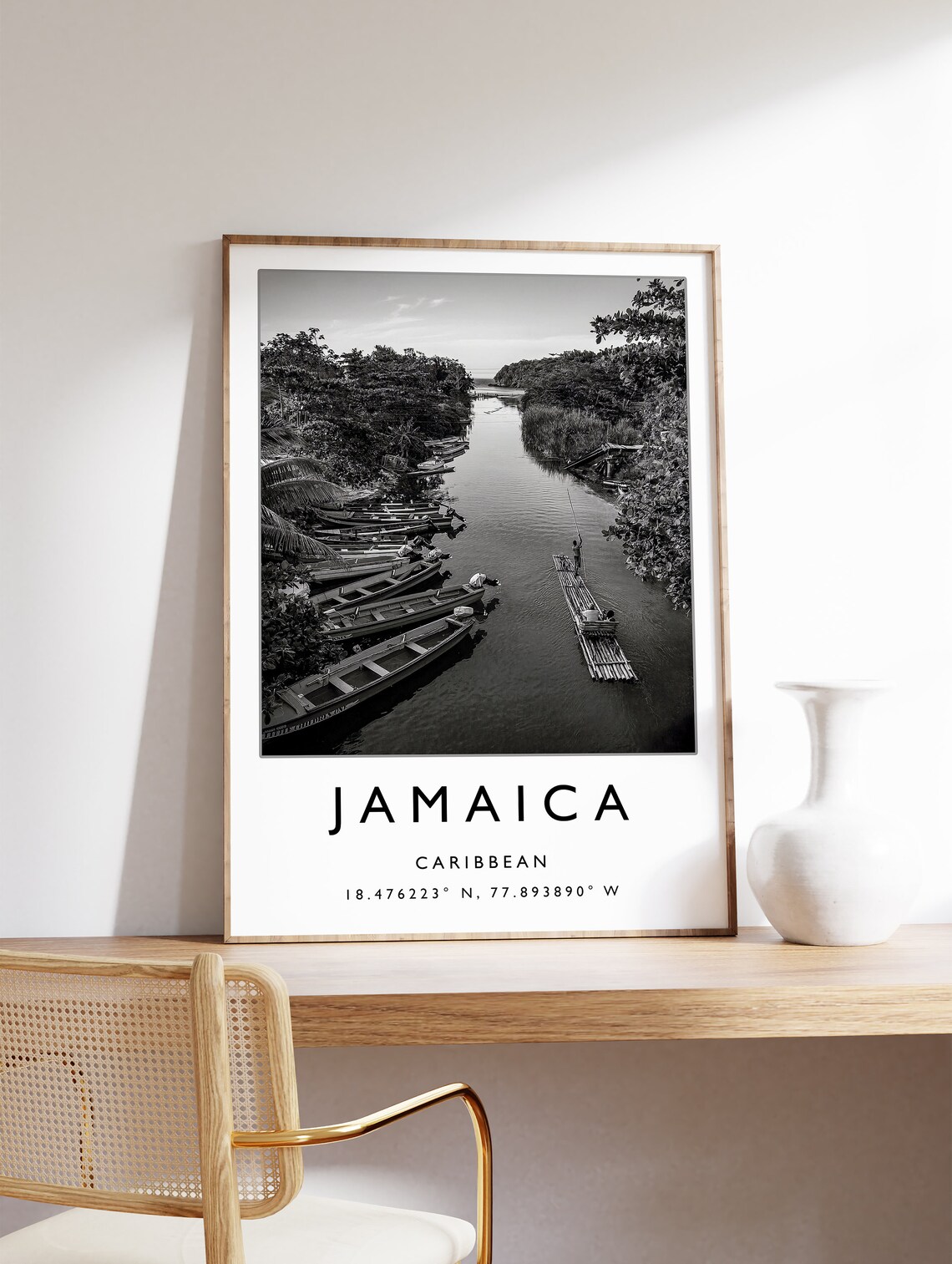 Jamaica Travel Poster, Caribbean Travel Art Print - Image 2