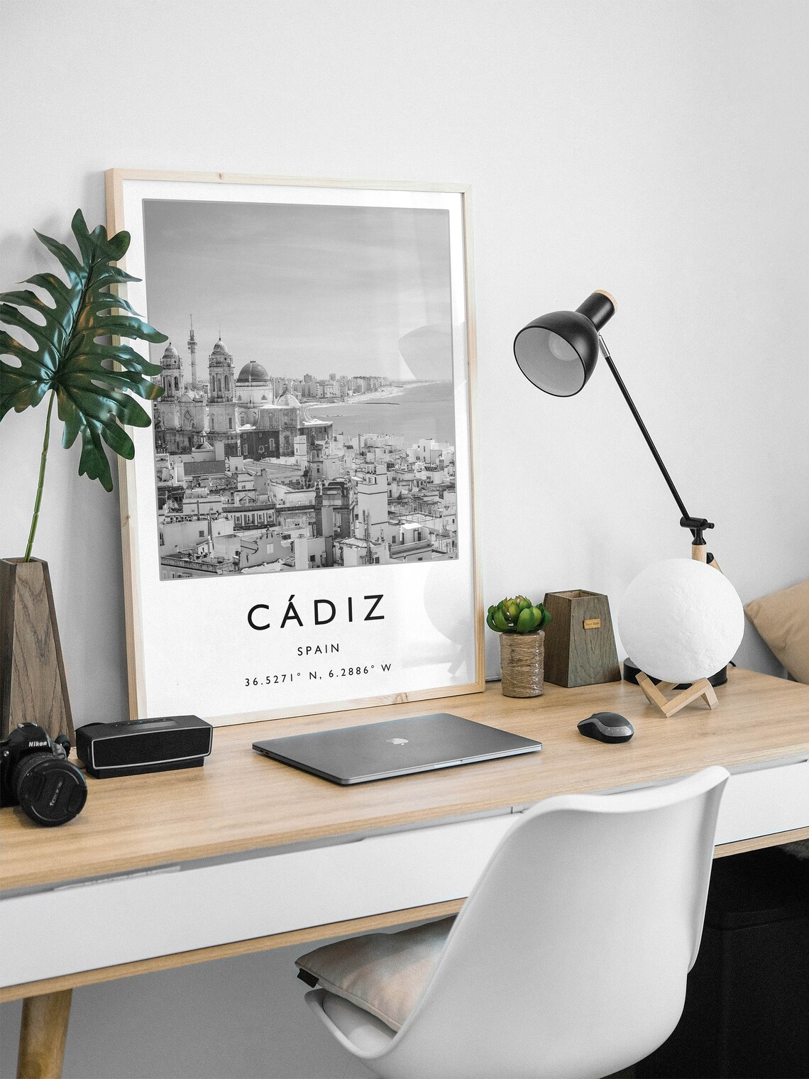 Cadiz Travel Poster, Minimalist Spain Art Print - Image 2