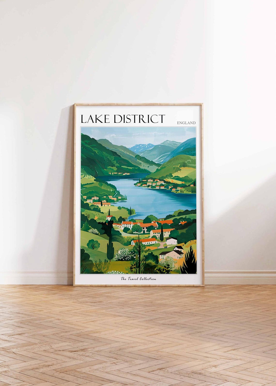 Lake Of Distict Poster Mountain Poster England Poster Lake District National Park Hiking Poster Cumbria Poster English Countryside - Image 2