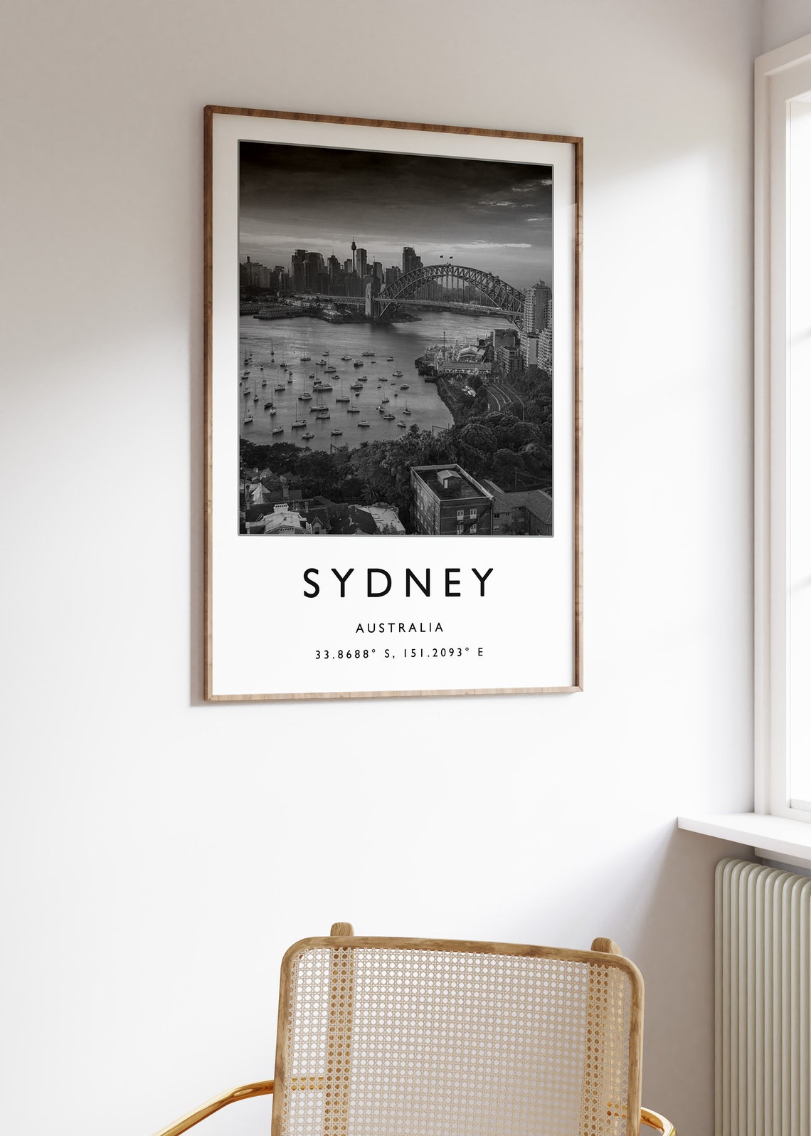 Sydney Travel Print Sydney Travel Poster Australia Travel Print Australian Print Black And White Travel Poster Travel Art Travel Gift - Image 2