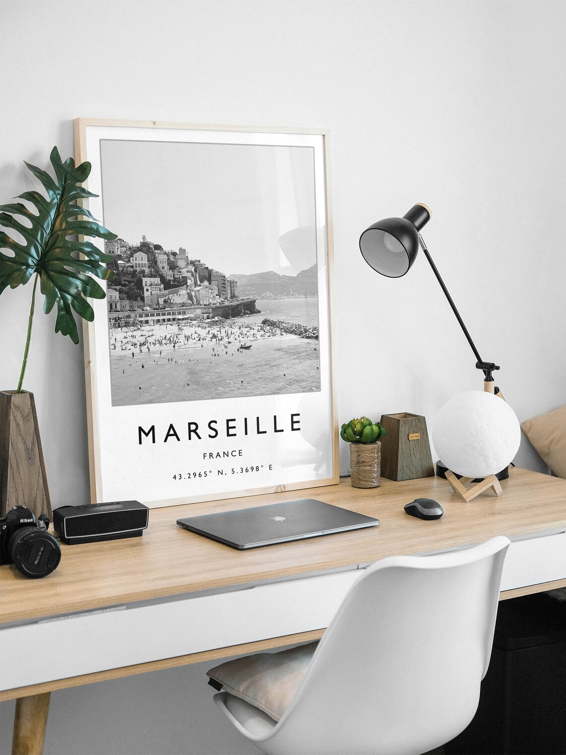 Marseille Minimalist Travel Poster, France Art Print - Image 2