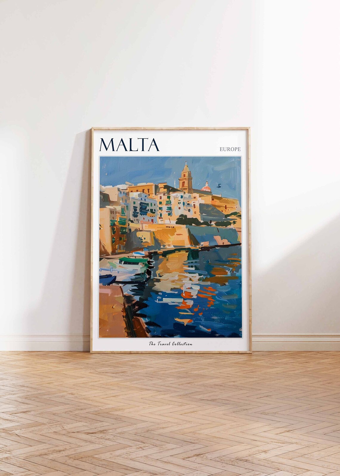 Malta Travel Poster, Tropical European Decor - Image 2