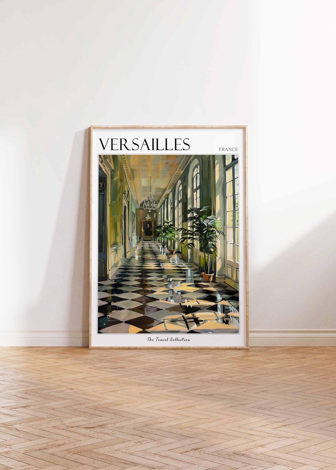 Versailles France Travel Poster, European Wall Art - Image 2