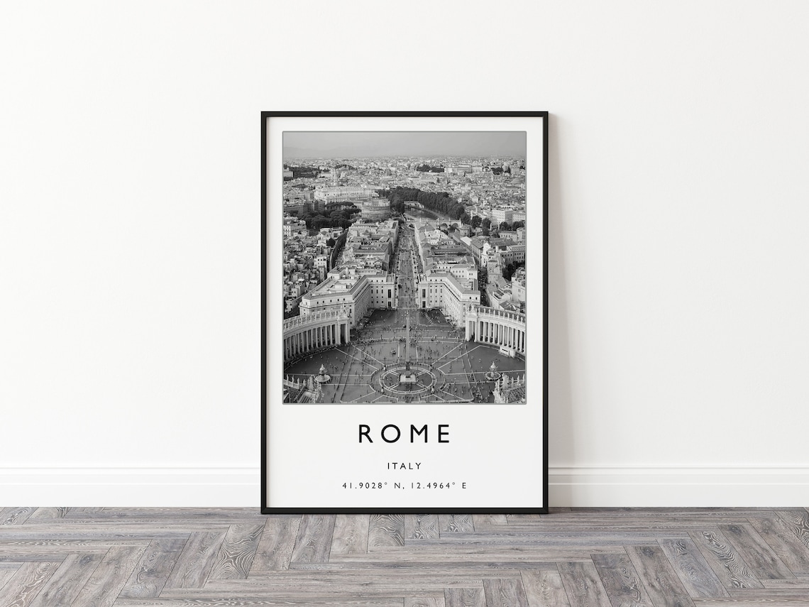 Rome Travel Poster, Italy Europe Wall Art Print - Image 3