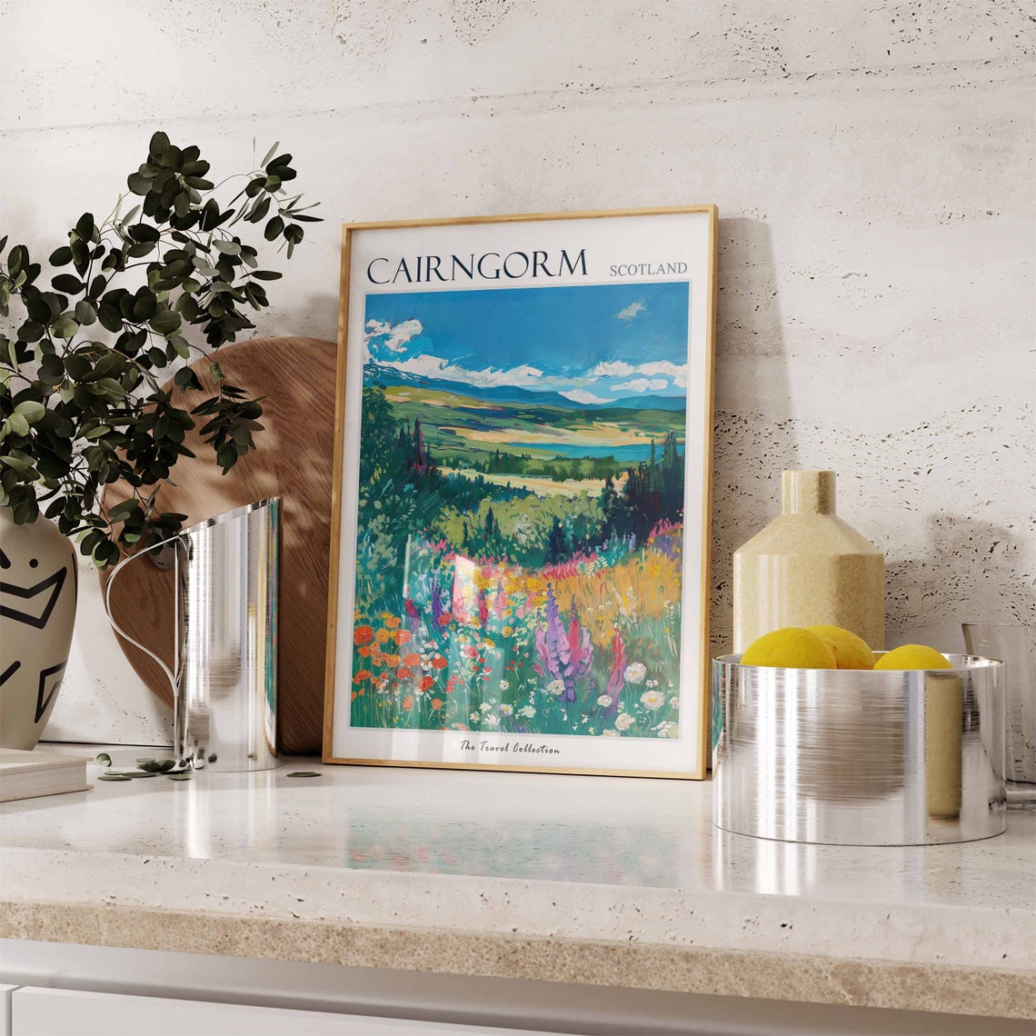 Cairngorm National Park Poster Cairngorm Travel Print Scottish Travel Poster Scottish Decor Scotland Art Cairngorm National Park Art - Image 3
