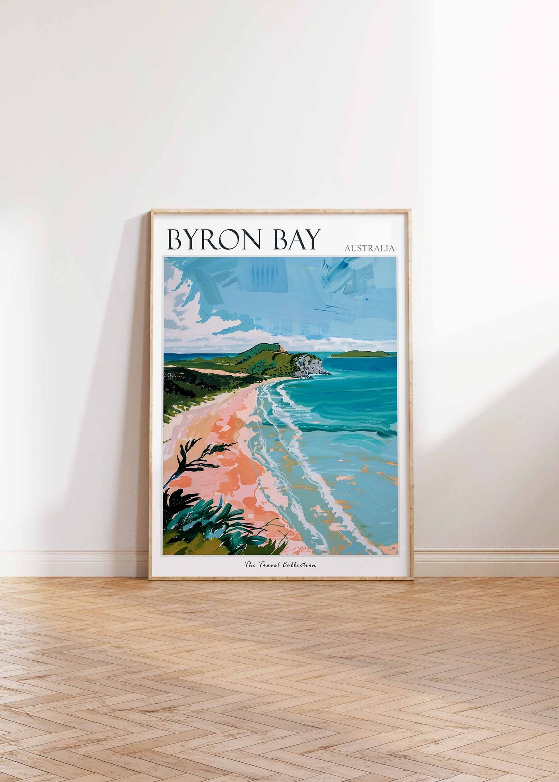 Byron Bay Poster Australia Travel Print Australian Decor Oceania Travel Poster Byron Bay Wall Art Sea Print Byron Bay Travel Poster - Image 2