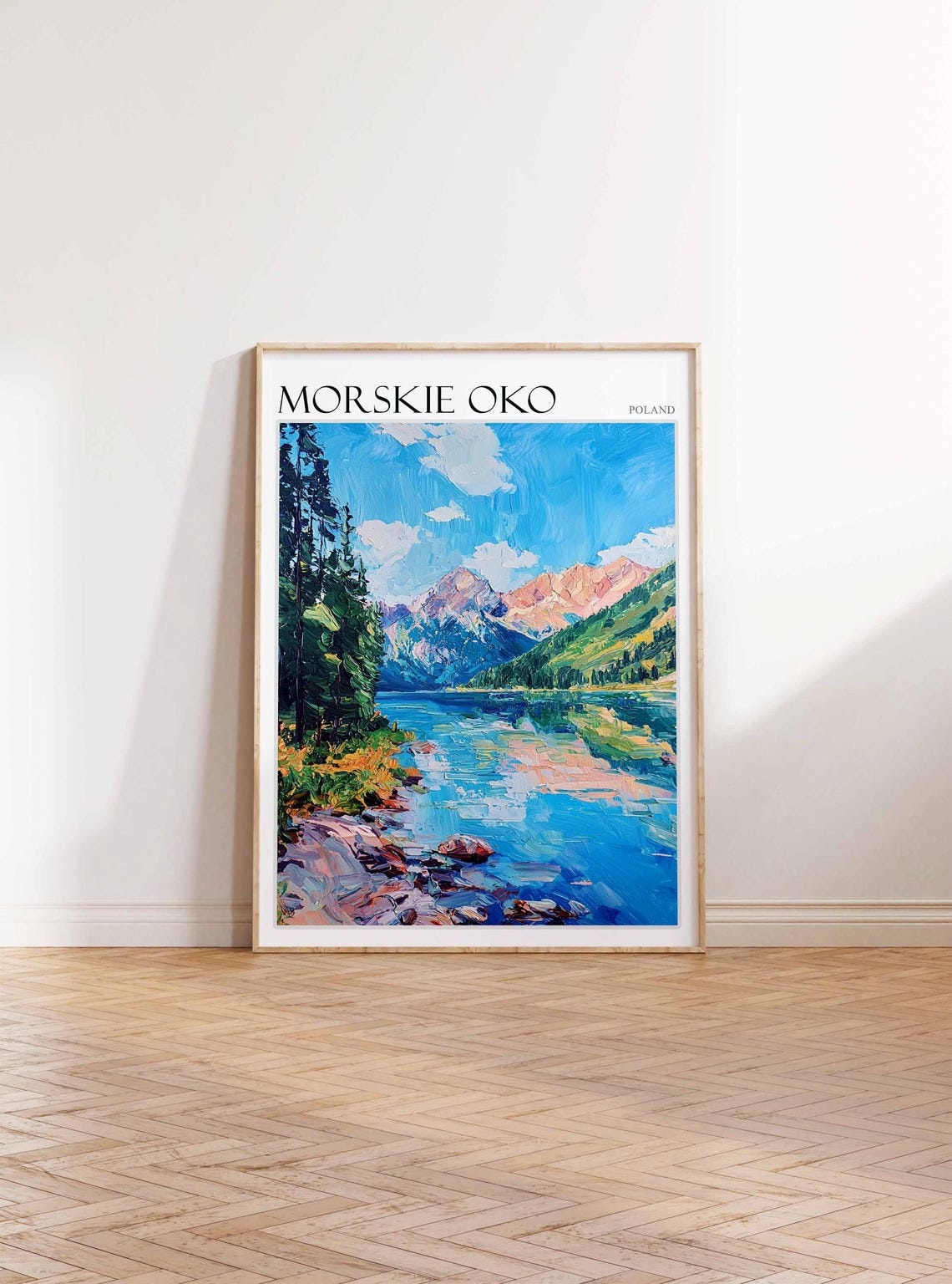 Morskie Oko Poster Morskie Oko Travel Print Poland Wall Art Poland Travel Print European Decor City Print Poland Gift - Image 4