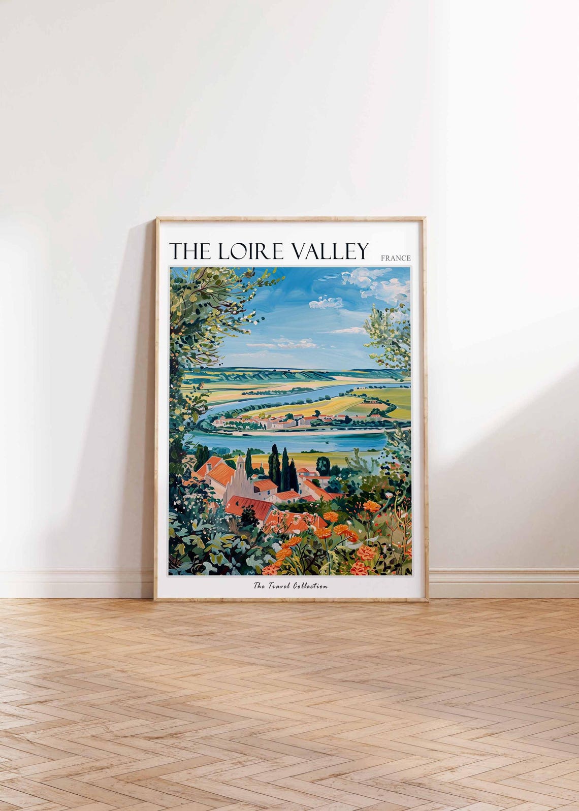 The Loire Valley Poster France Travel Print French Decor Europe Travel Poster European Wall Art The Loire Valley Travel Poster - Image 2