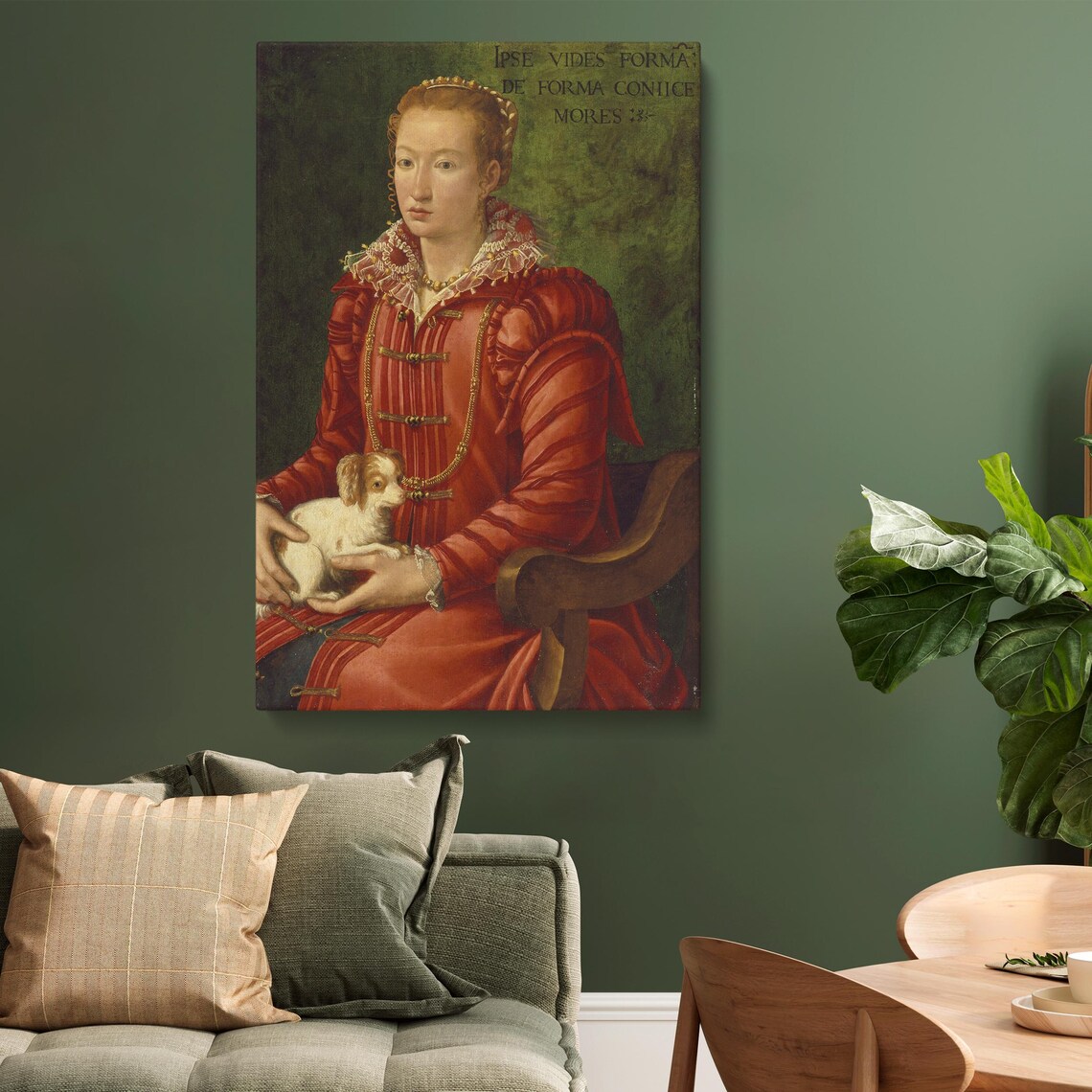 Renaissance Noblewoman Portrait, Classic Wall Decor - Image 2