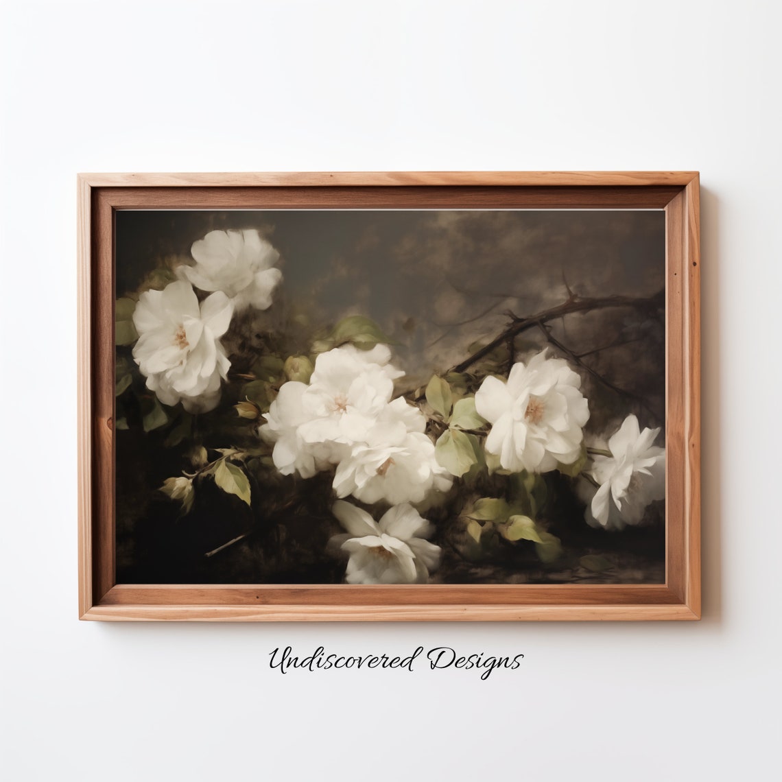 Painting Flowers Botanical Oil Antique Wall Art