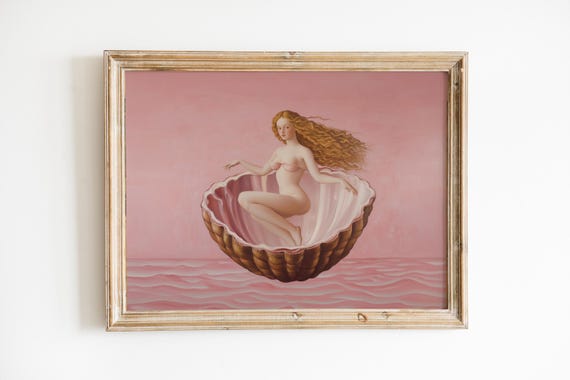 Venus Goddess Art Print Abstract Girly Office Decor