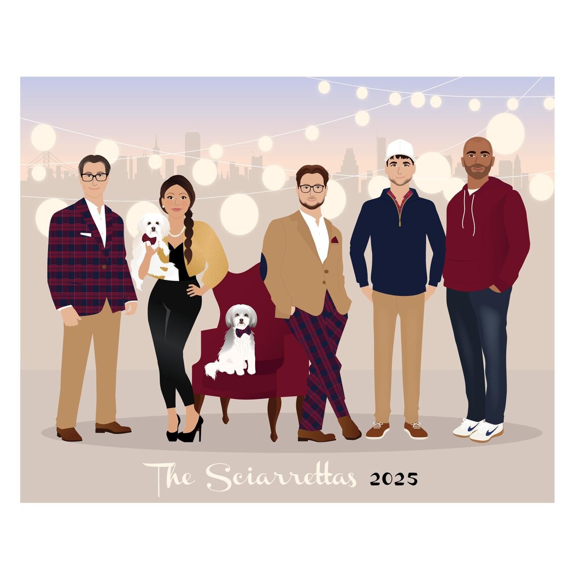 Family Portrait - Custom Illustration