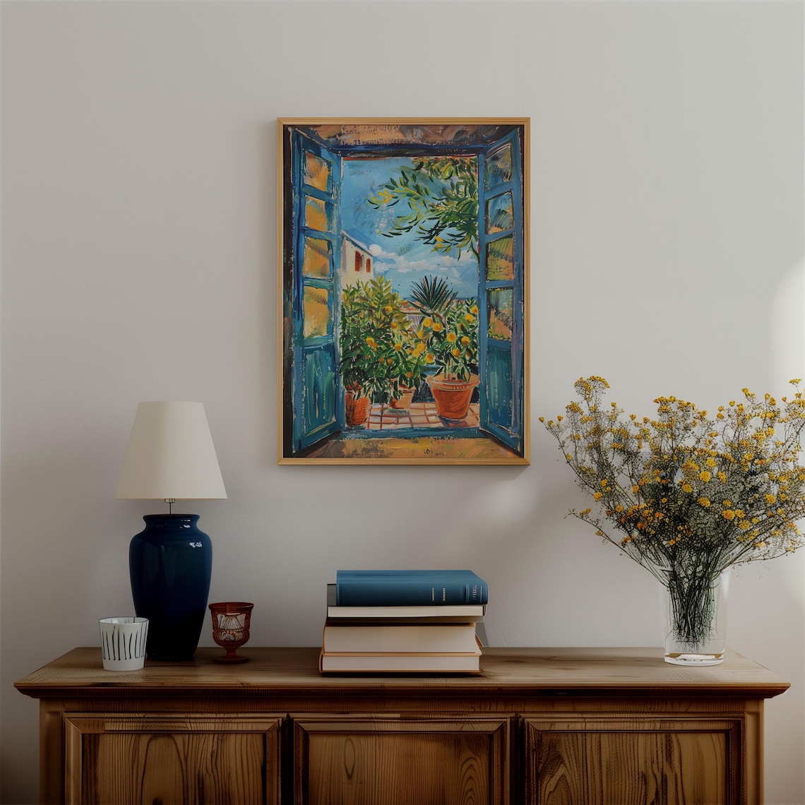 Open Window Henri Matisse Style Fauvism Art Print - Image 3