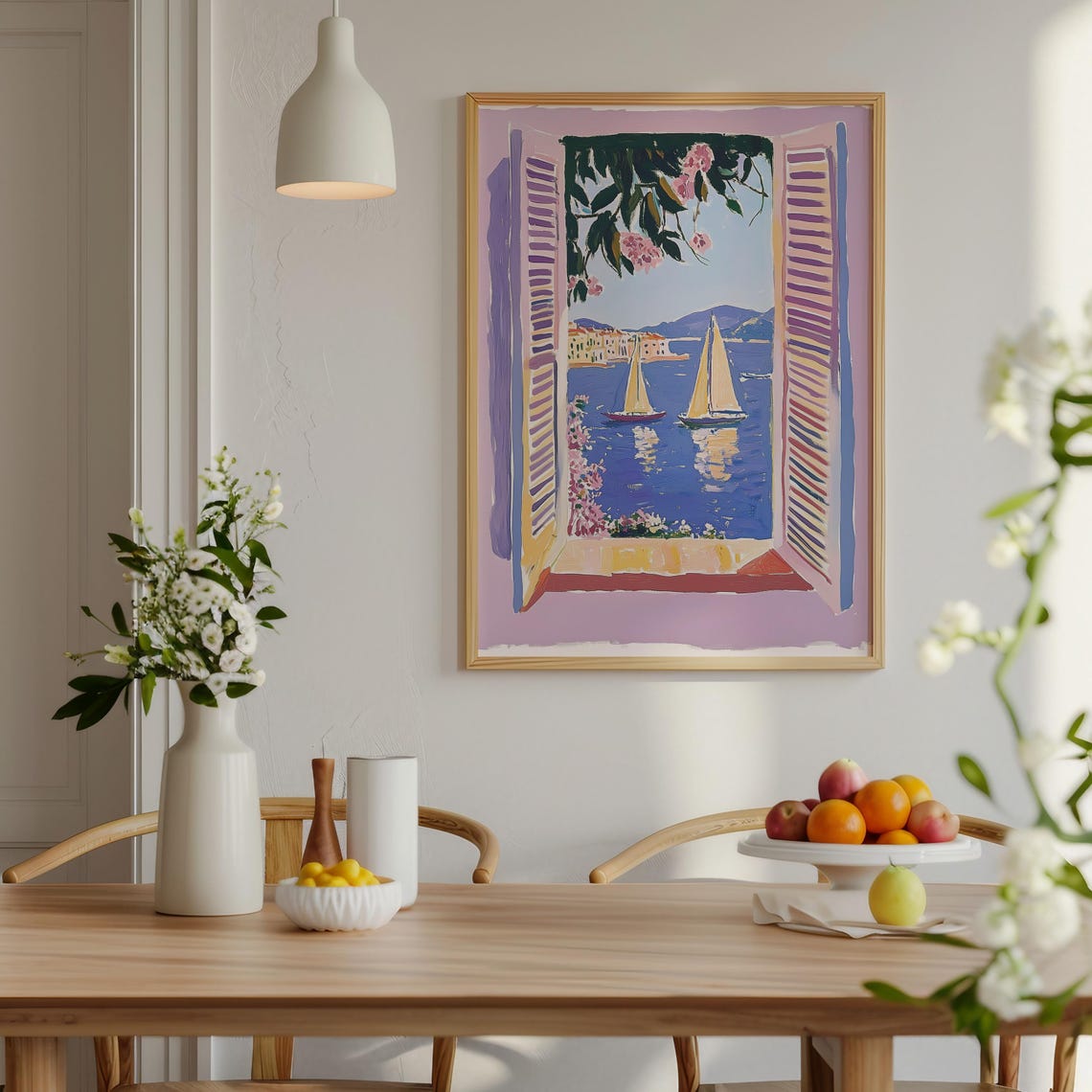 Open Window Fauvism French Riviera Poster - Image 2
