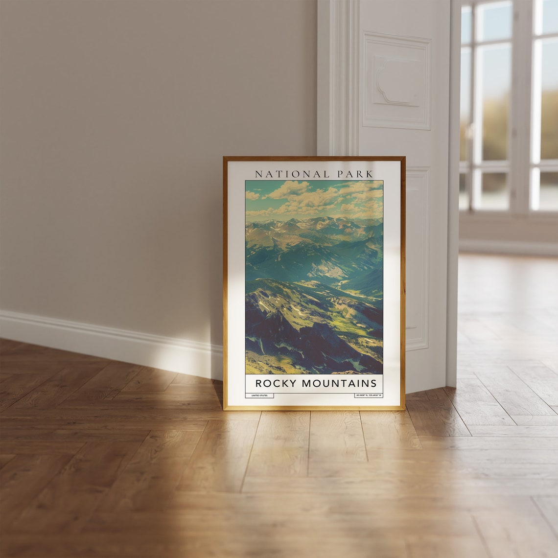 Rocky Mountain National Park Travel Print Rocky Mountains United States Travel Poster Rocky Mountains Travel Gift Travel Print Gift - Image 3