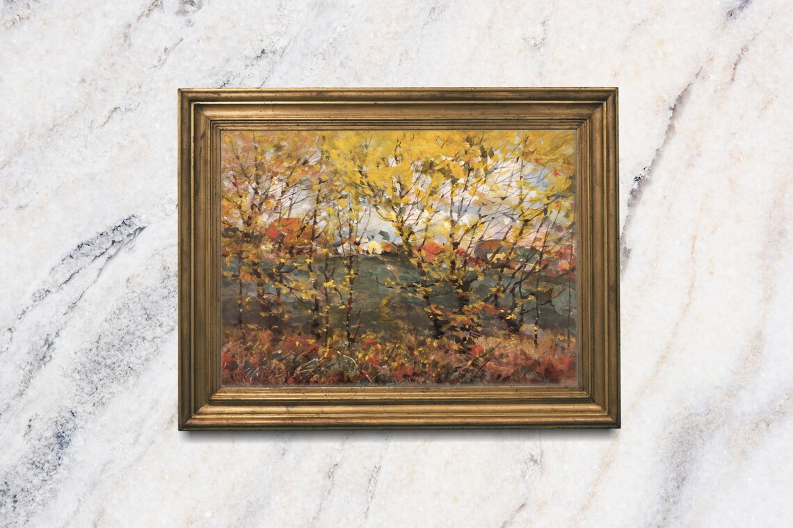 Autumn Landscape - Seasonal Art Print