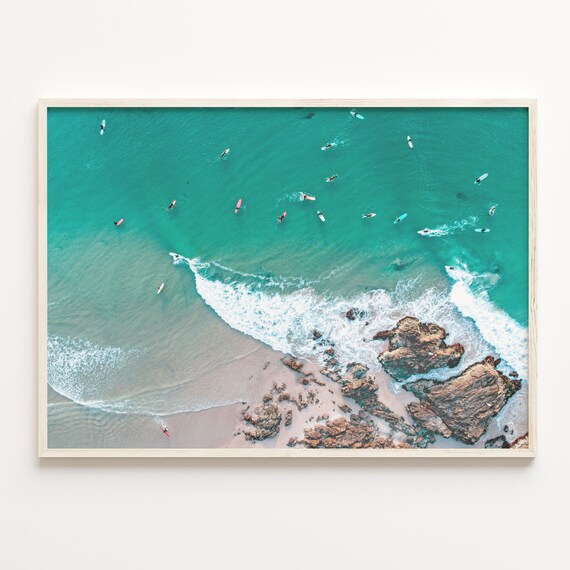 Surfing Colorful Poster Print Surfing Photo Wall Art Wall Art Boho Decor Colorful Wall Art Photography Poster Print C18 260