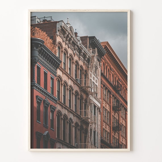Architecture Soho Colorful Poster Print Architecture Soho Photo Wall Art Art Boho Decor Colorful Wall Art C18 118