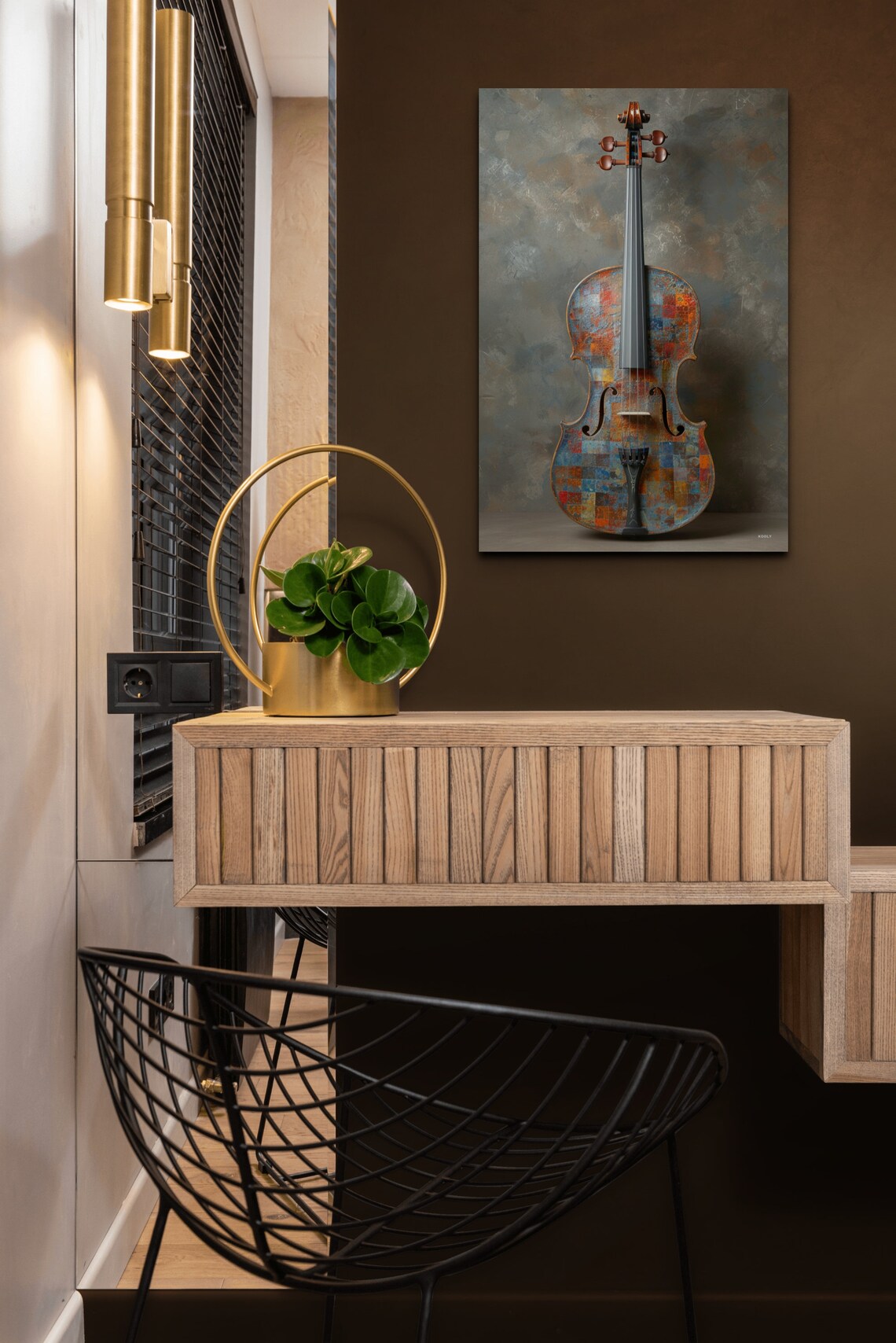 Violin Music Studio Decor Wall Art Print - Image 6