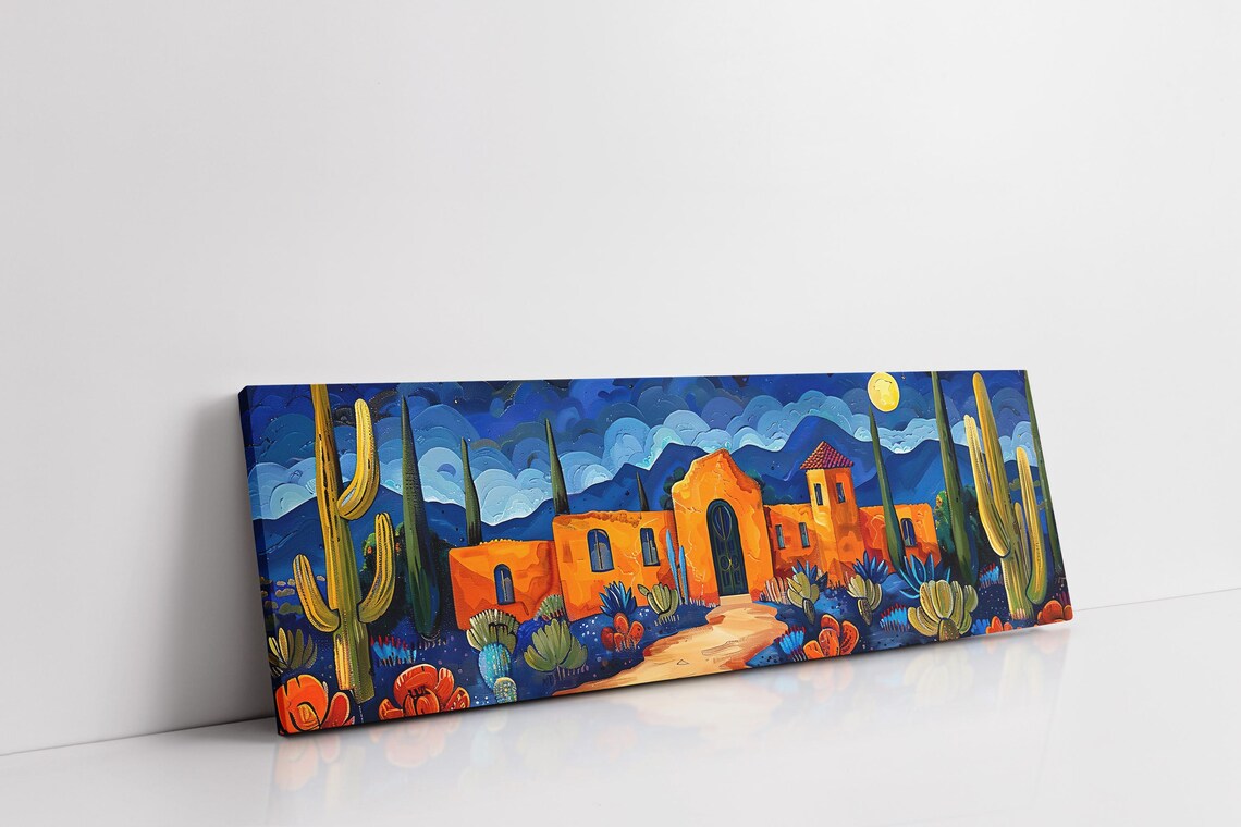 Southwest Desert Watercolor Art Print, Cactus Decor - Image 7