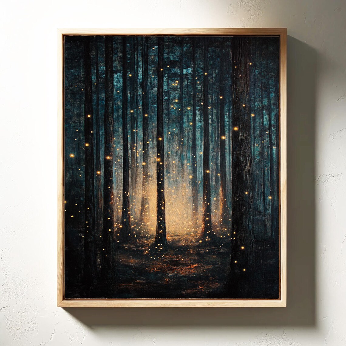 Mystical Firefly Forest, Magical Woodland Glow - Image 3