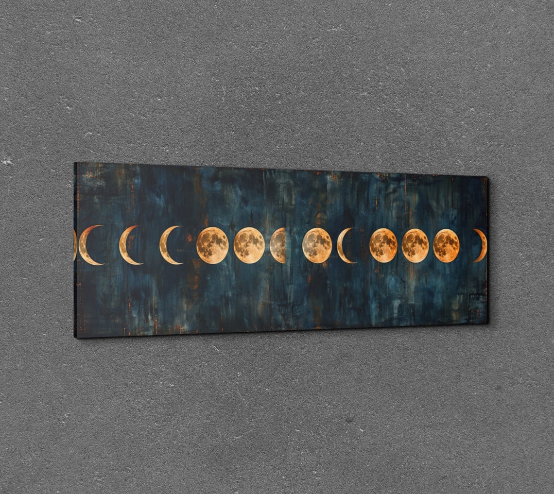 Panoramic Moon Phase Wall Art Print - Image 3