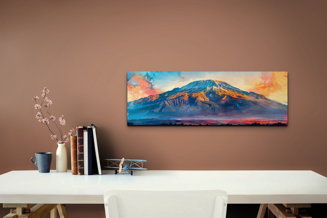 Mount Kilimanjaro Mid-Century Modern Panorama - Image 6