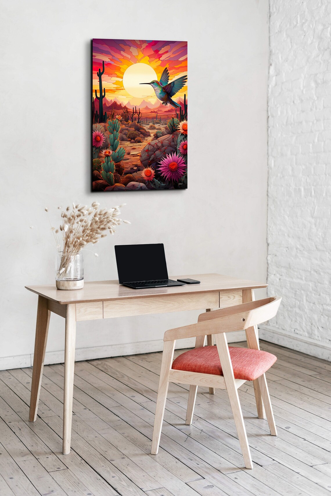 Costa Hummingbird Watercolor Bird Art Print - Image 5