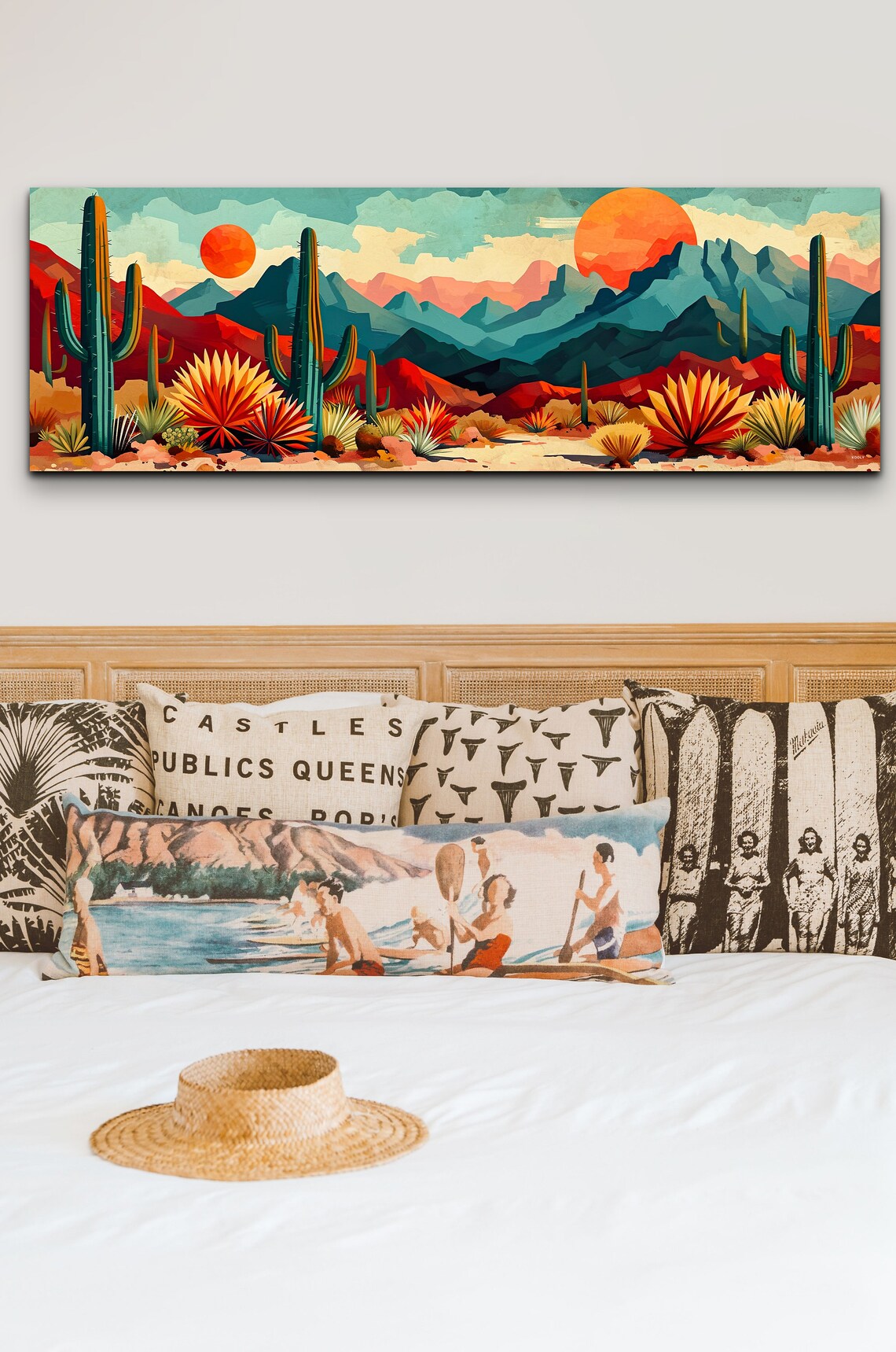 Panoramic Arizona Mid-Century Modern Art Print - Image 5