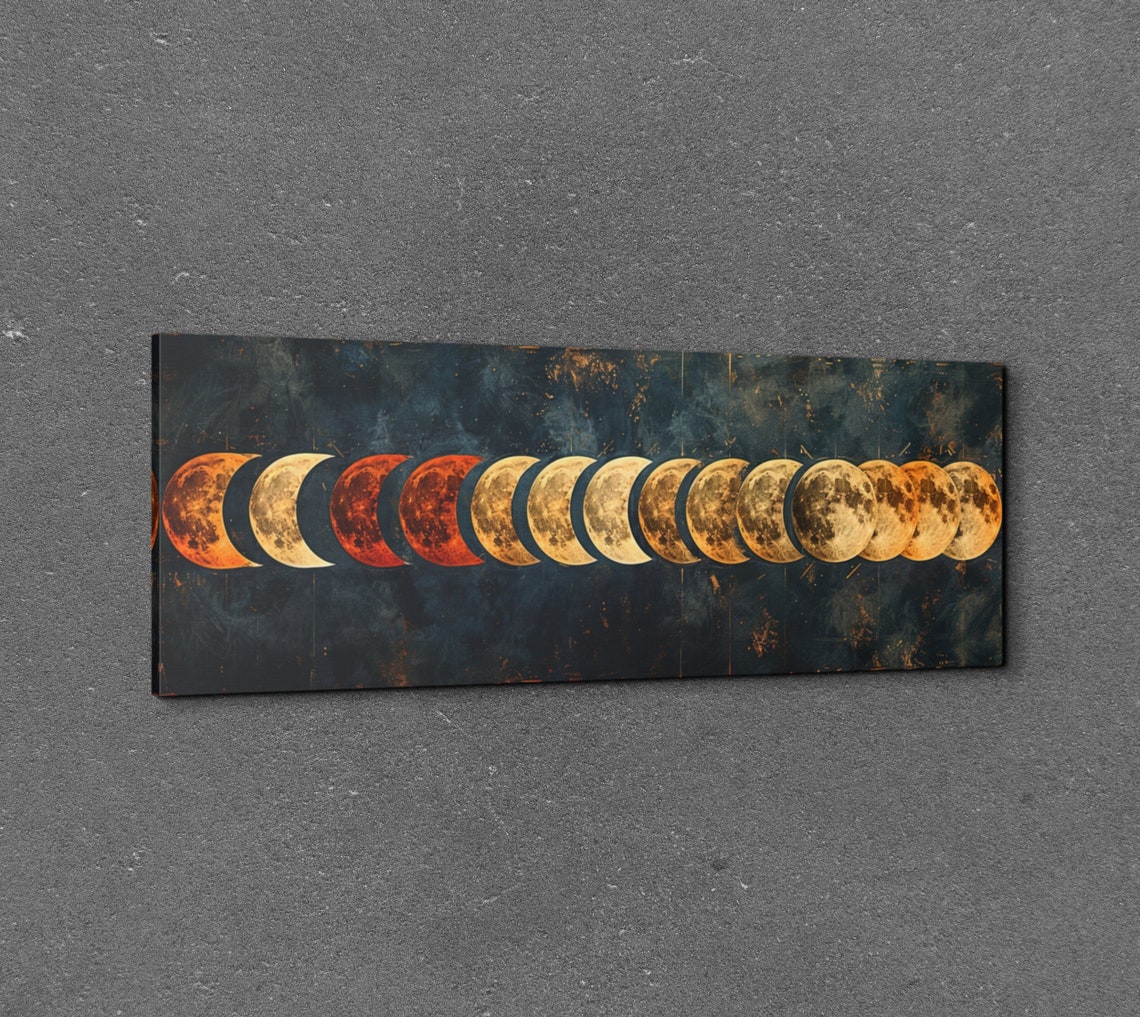 Panoramic Moon Phase Art Print - Image 3