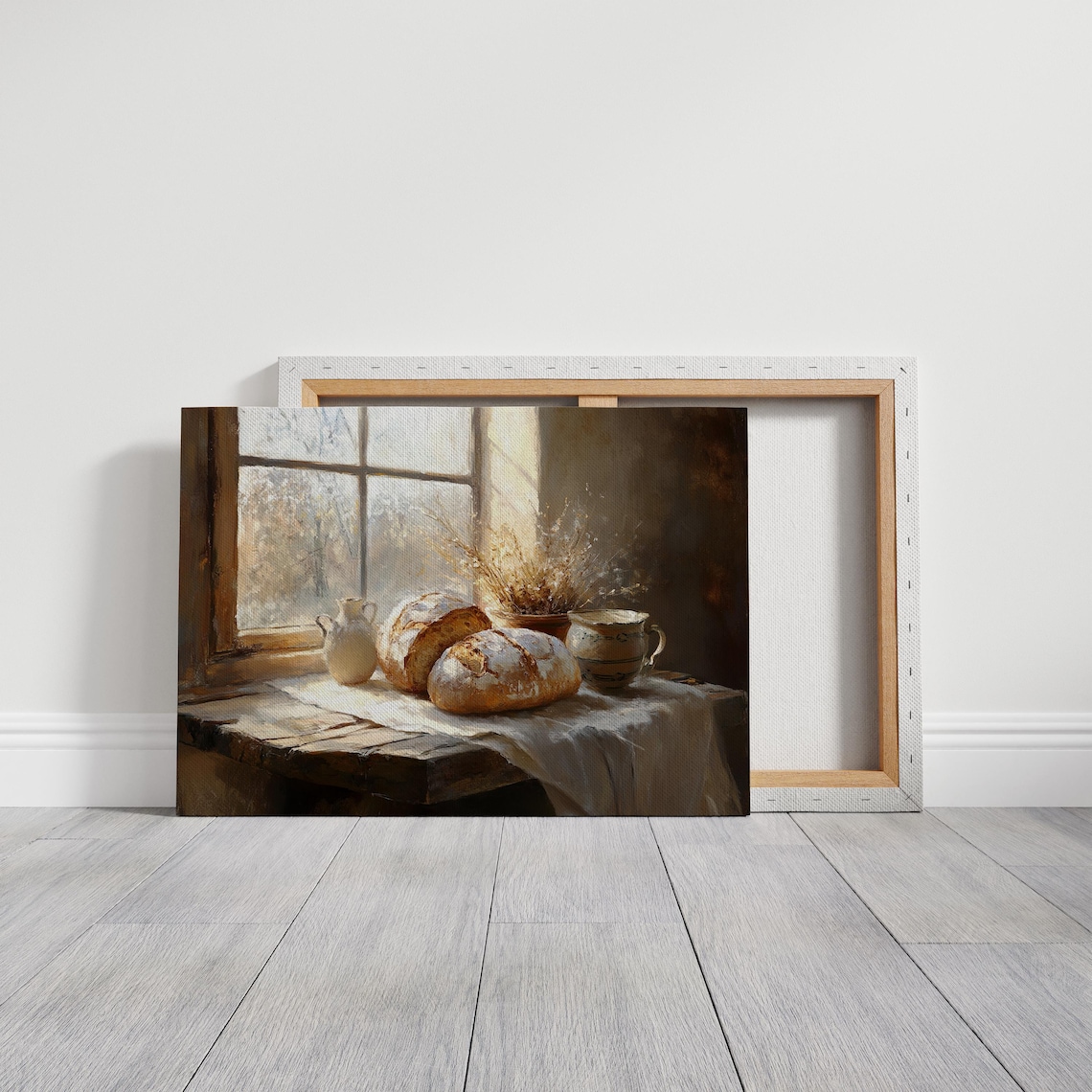 Farmhouse Baked Bread Kitchen Art Print, Rustic Decor - Image 3