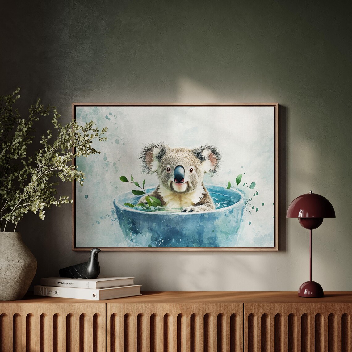 Adorable Watercolor Koala, Cute Nursery Art Print - Image 4