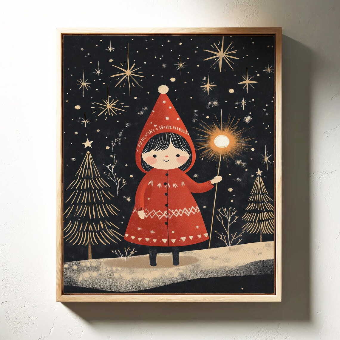 Rustic Christmas Farmhouse Wall Art Print - Image 6