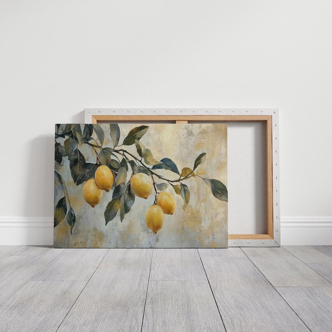 Vintage Lemon Tree Art Print, Rustic Farmhouse Decor - Image 3