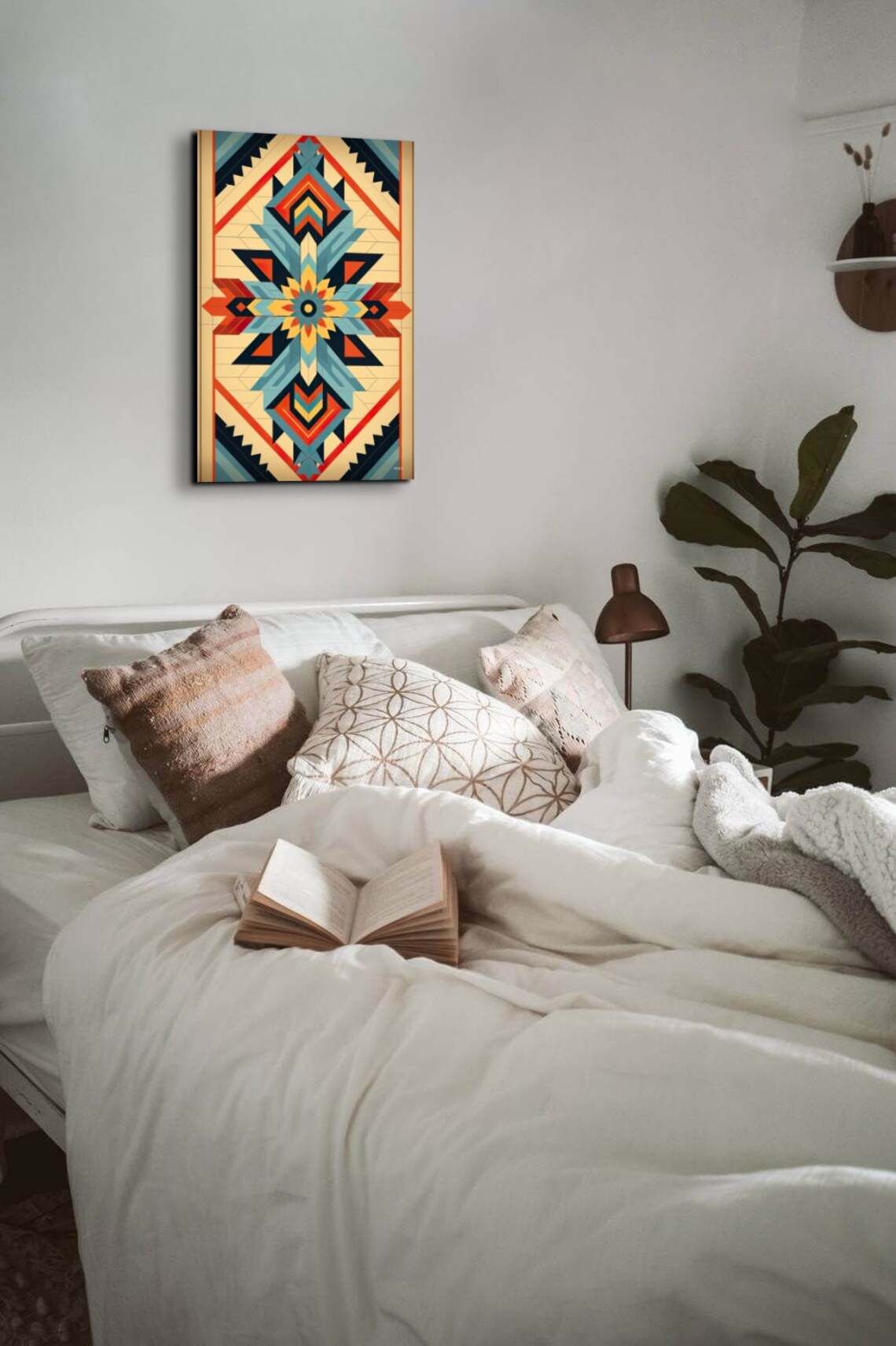 Southwestern Pattern Boho Art Print, Western Decor - Image 7