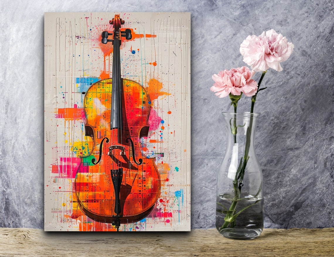Pop Art Cello Poster