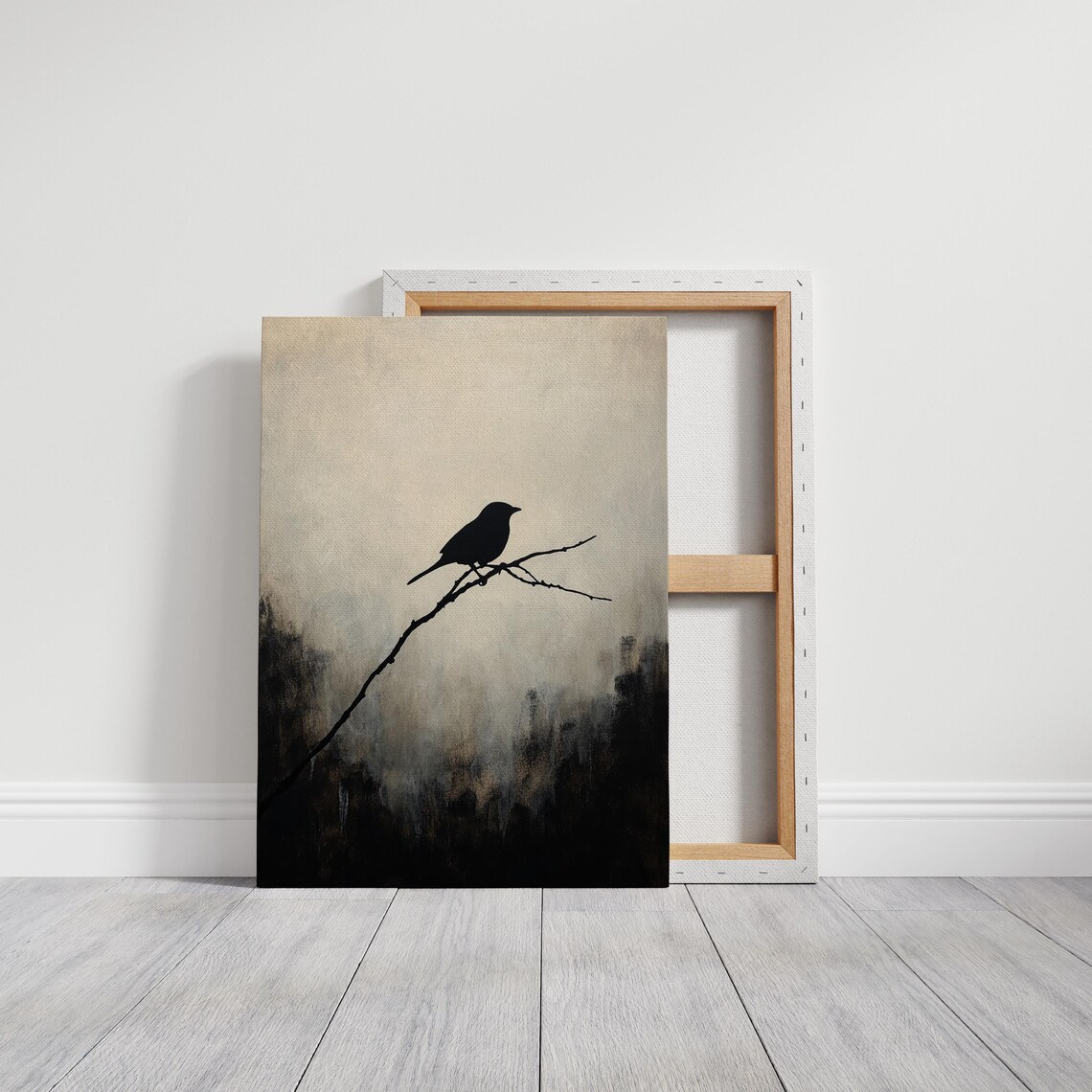 Black Bird Silhouette, Minimalist Art Print - Image 3