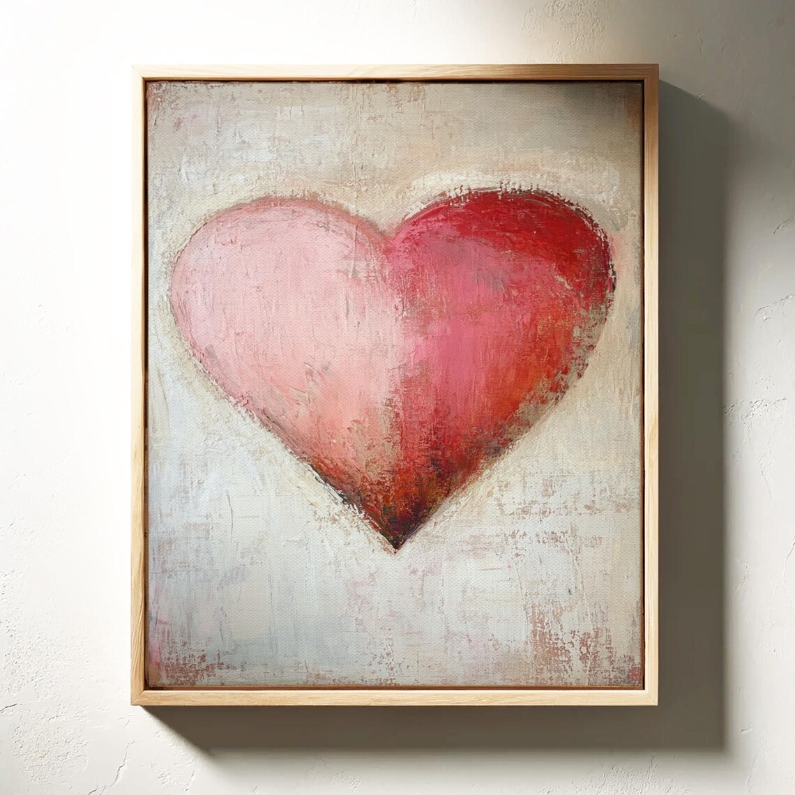Abstract Heart Art Print, Romantic Minimalist Love - Image 4