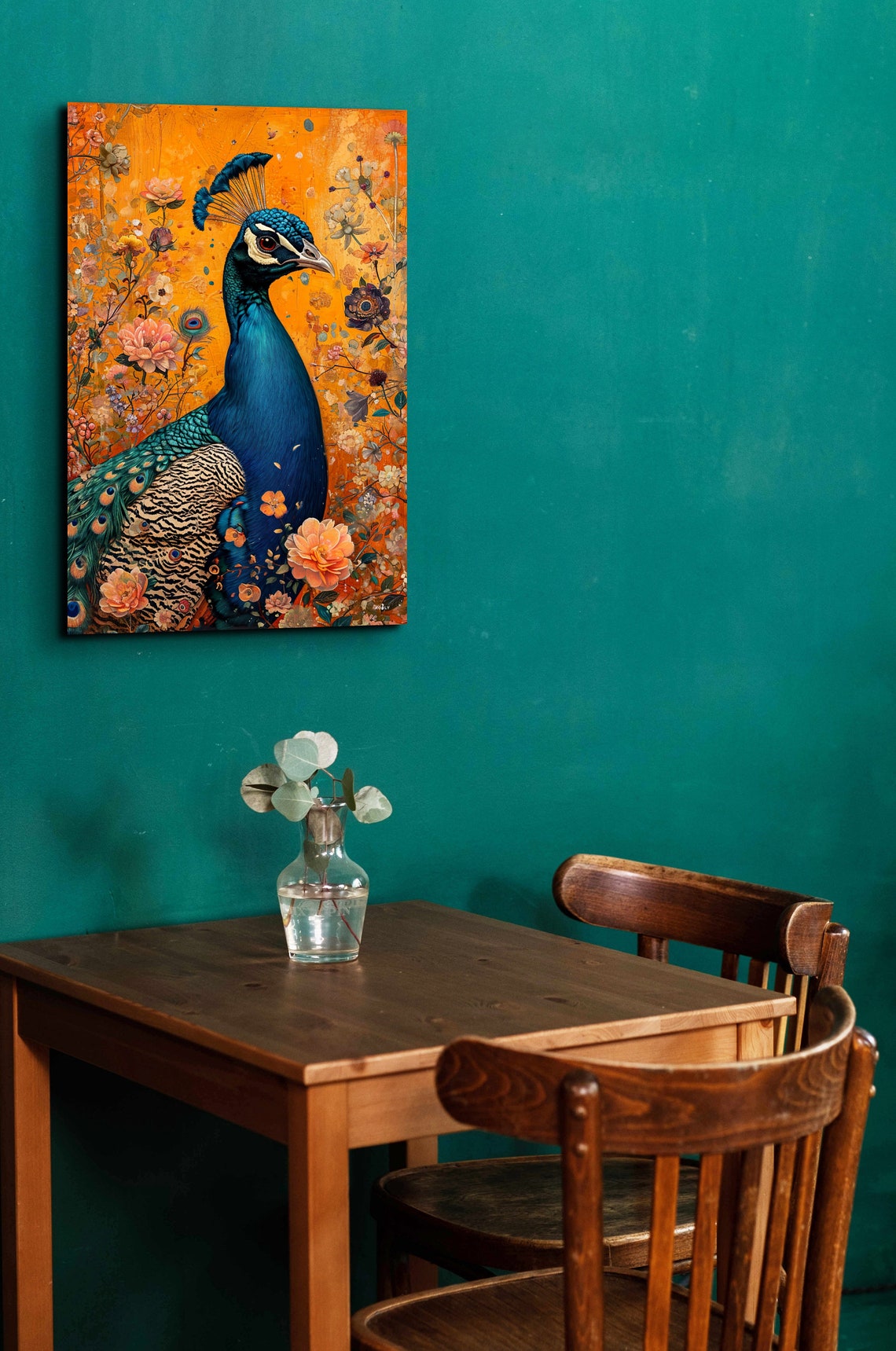 Victorian Peacock Art Print - Image 5