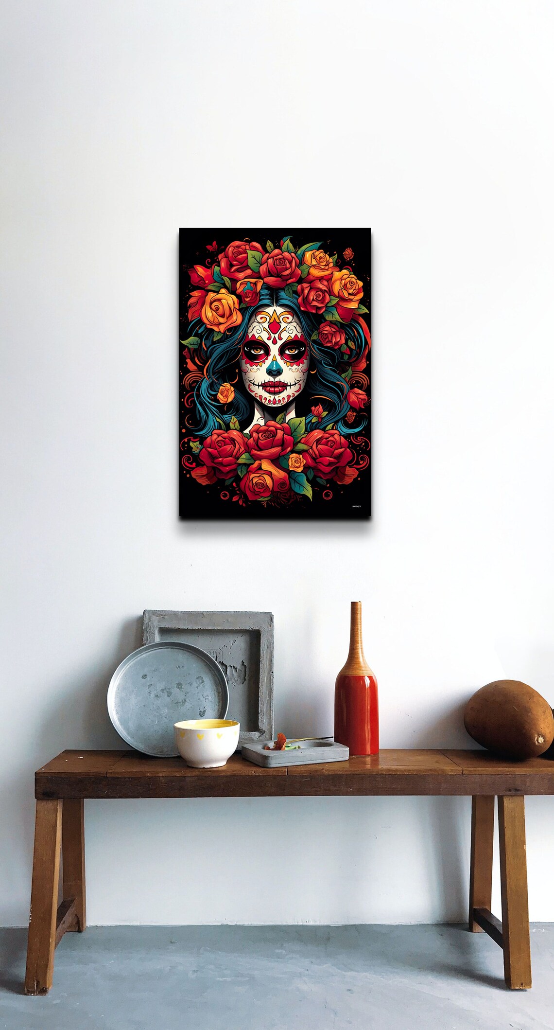 Day Of The Dead Poster, Dia De Los Muertos - Image 3