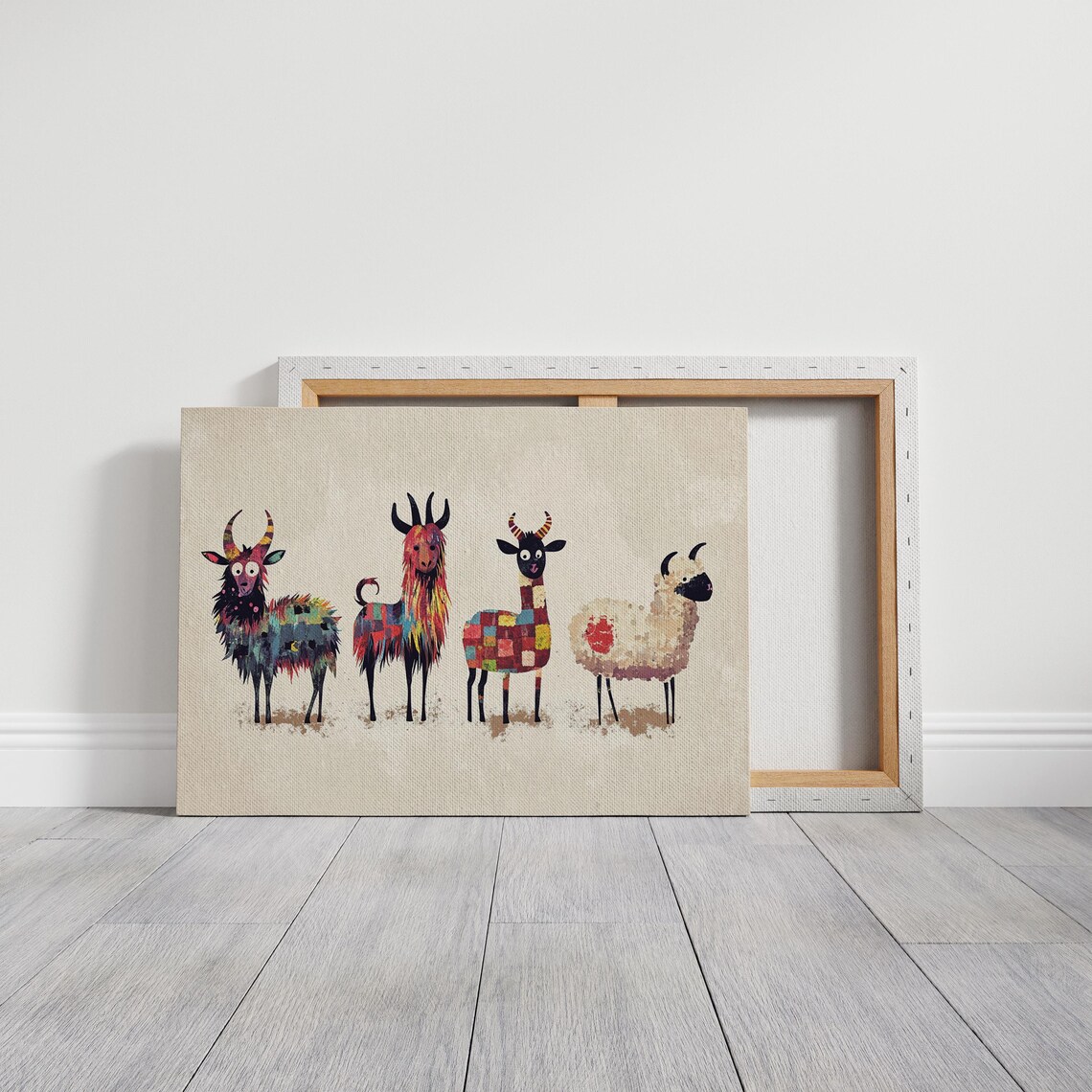 Patchwork Farm Animals, Whimsical Kids Room Decor - Image 7