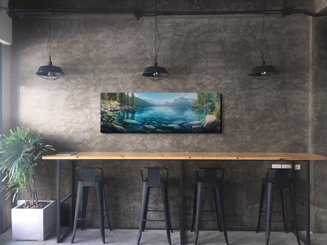 Appalachian Mountain Range Photography Panoramic Scenery Ready To Hang Wall Art Print - Image 6