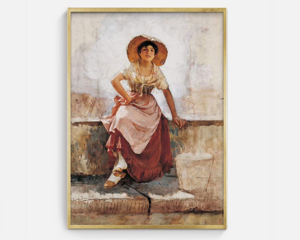 Vintage Portrait Art Print