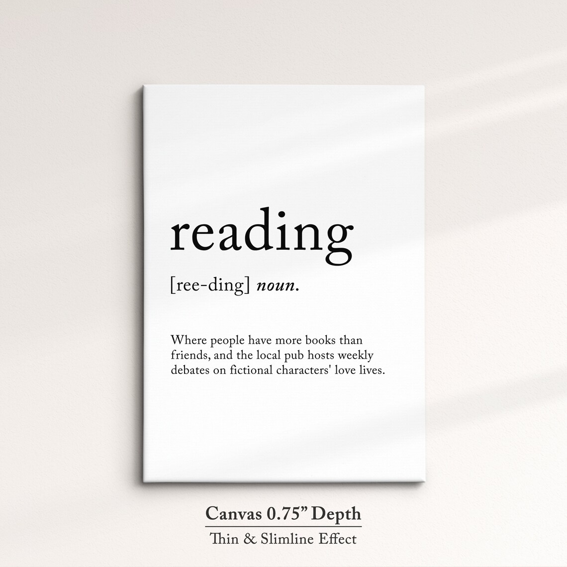 Reading England Uk Definition Dictionary Funny Quote Minimalist Framed Print Framed Wall Art Poster Home Decor Interior Gifts - Image 4