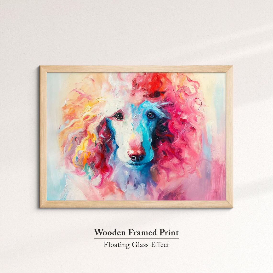 Poodle Abstract Oil Painting Art Print, Luxury Dog Decor - Image 6