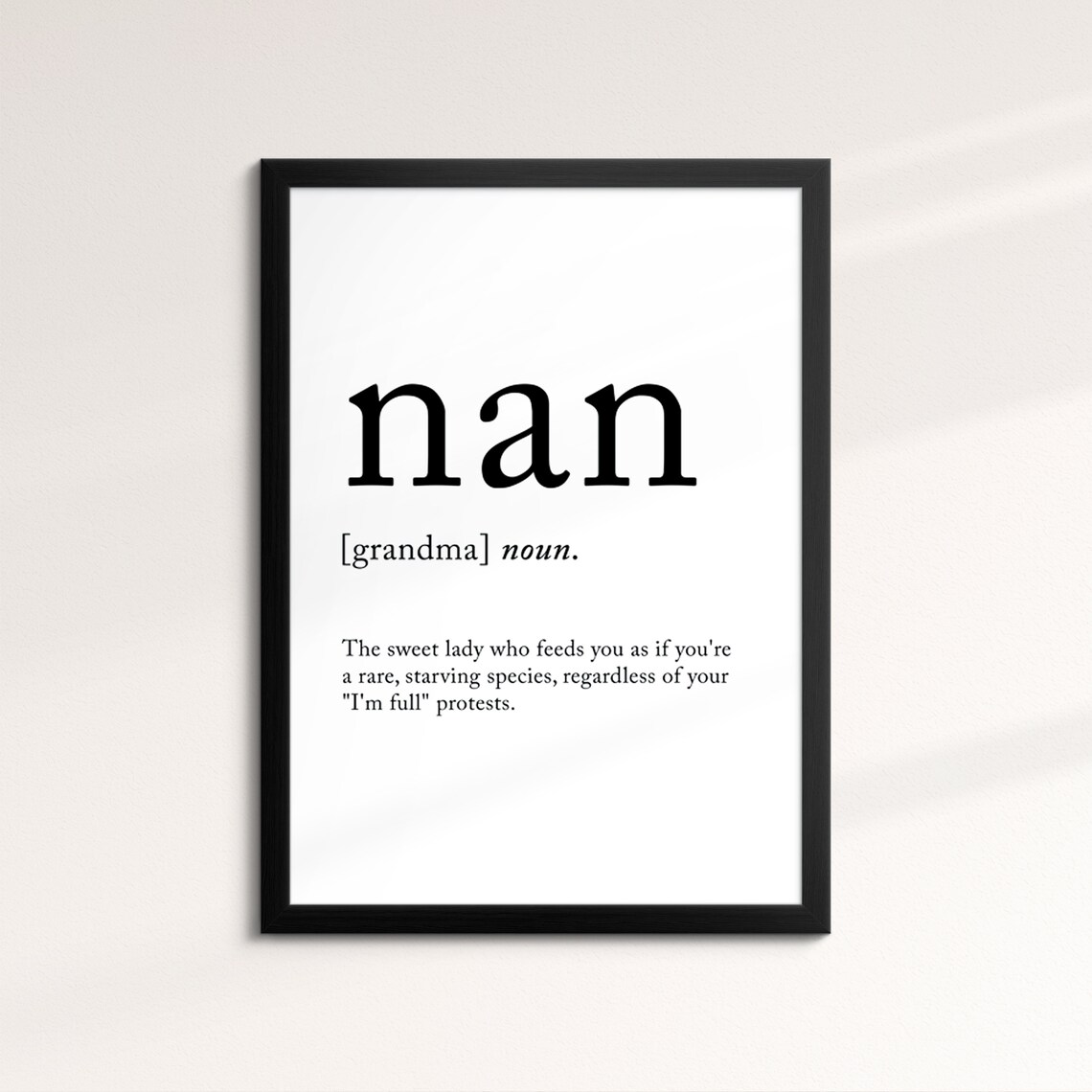 November Minimalist Definition Quote Word Art Framed Print Framed Female Wall Art Lady Poster Feminine Home Decor Gifts For Her