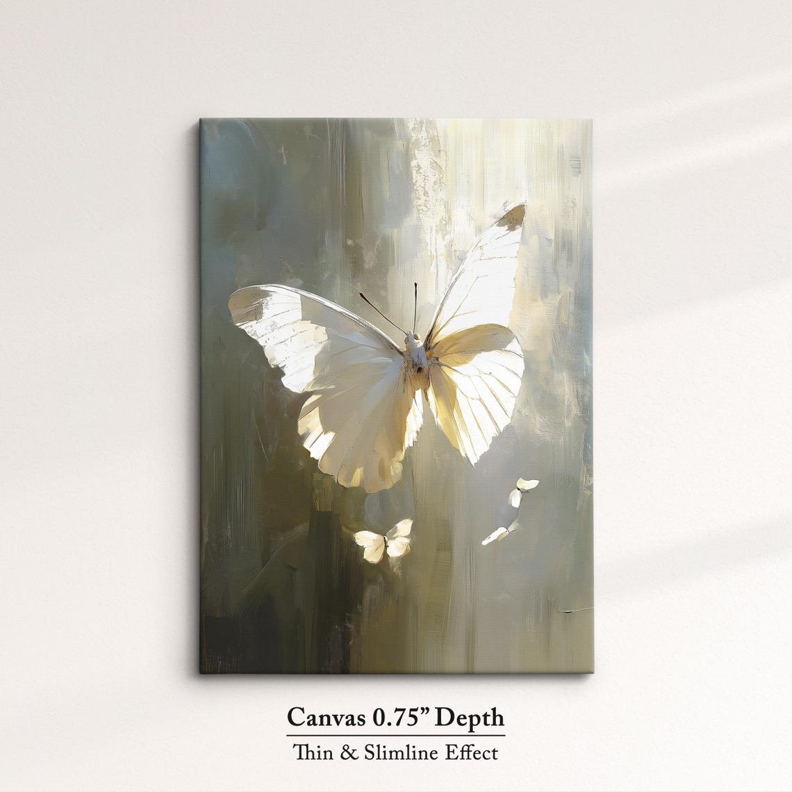 Colorful Butterfly Abstract Oil Painting Framed Print Framed Portrait Wall Art Poster Home Decor Interior Butterfly Lover Gift - Image 4