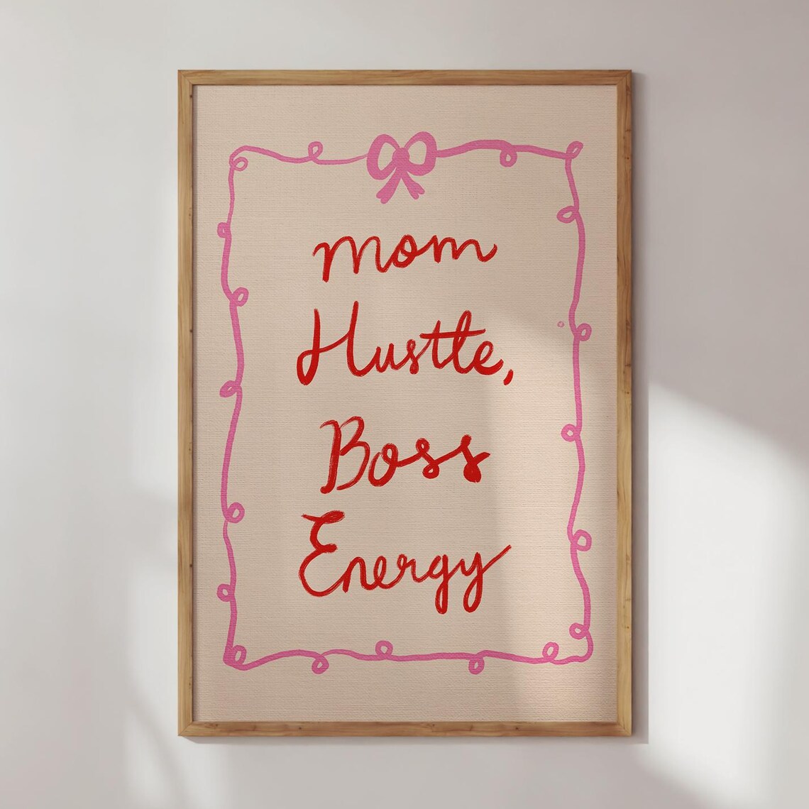 Workathome Mom Boss Quotes Motivational Wall Art Empowering Decor For Moms