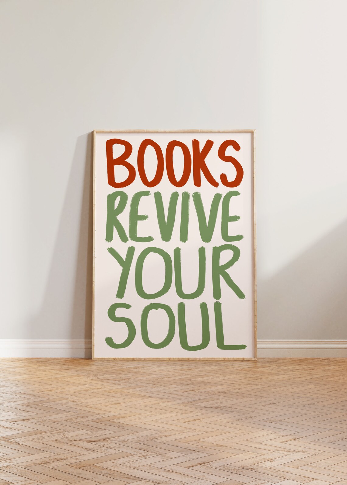 Reading Print, Literature Poster for Library Decor